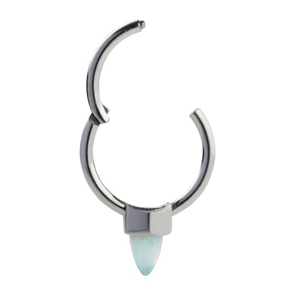 Hinged Segment Ring with Opal Cone - Image 2