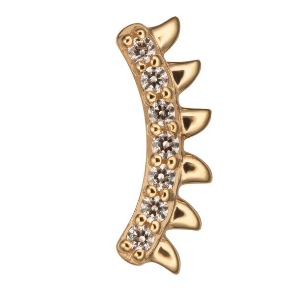 Petite Spike Strip Jewelled End - Image 2