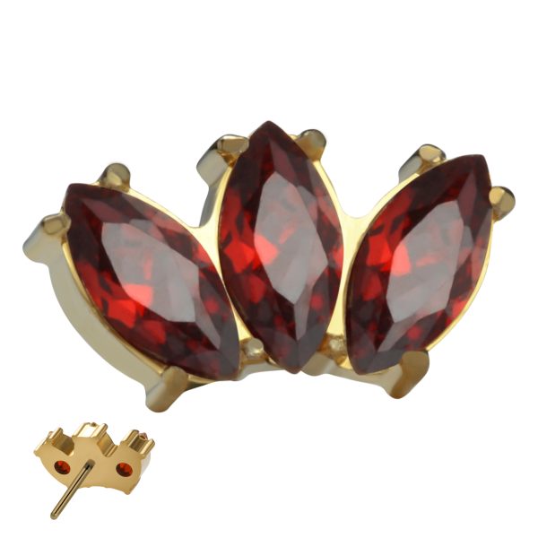 Garnet Triple Marquise - Image 3