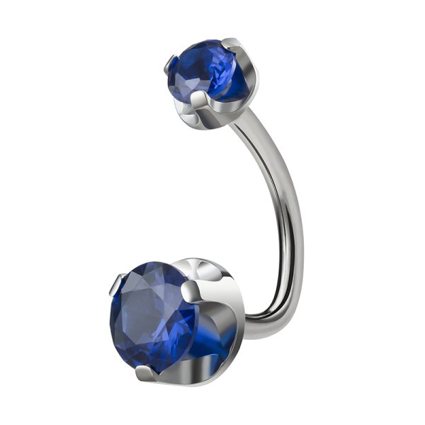 J CURVED NAVEL RING - Image 2