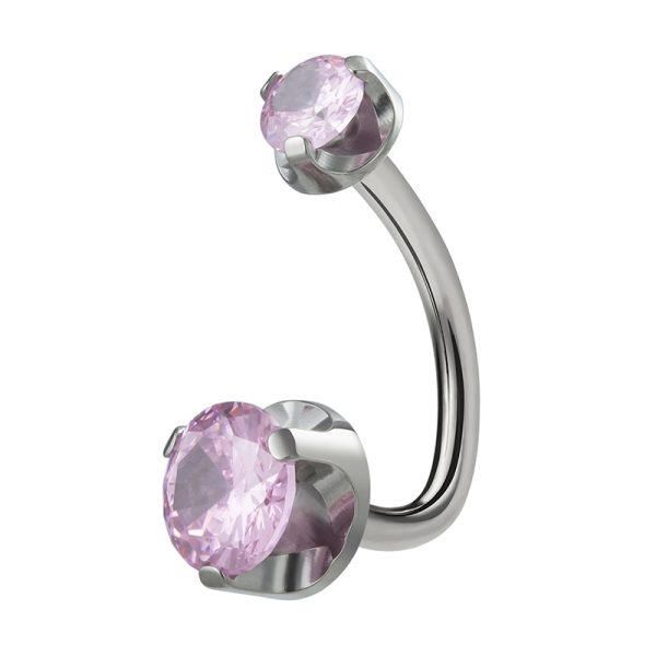 J CURVED NAVEL RING - Image 2